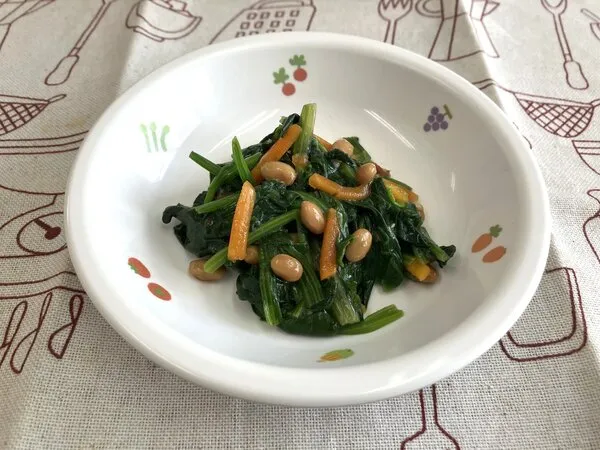 ほうれん草の納豆和え