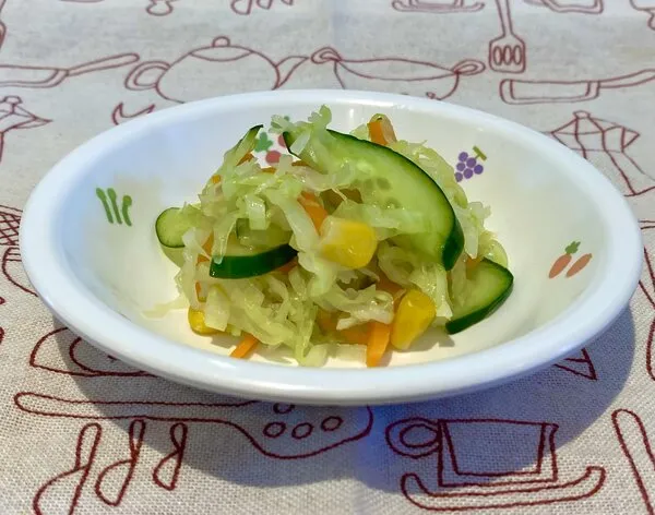 キャベツのドレッシング和え