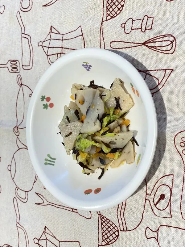 れんこんと白菜のサラダ